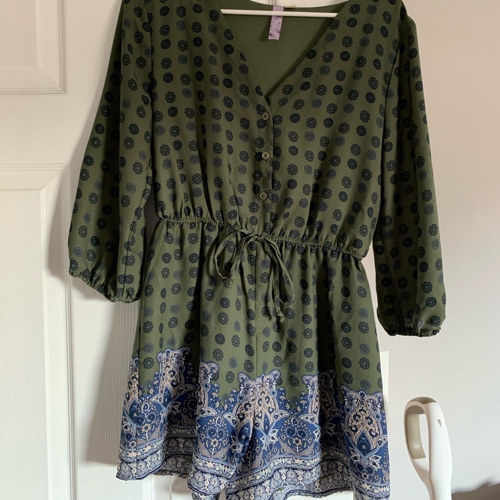 Francesca’s Quarter Sleeve Romper